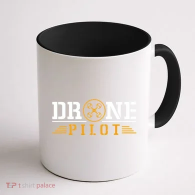 Drone Pilot Funny Quadrotor Drone Pilot Drones Coffee Mug back
