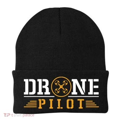 Drone Pilot Funny Quadrotor Drone Pilot Drones Beanie