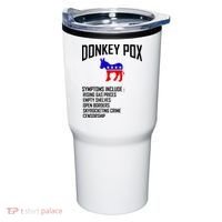 Donkey Pox Funny Symptoms Political Anti Biden Tumbler thumb 0