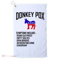 Donkey Pox Funny Symptoms Political Anti Biden Golf Towel thumb 0