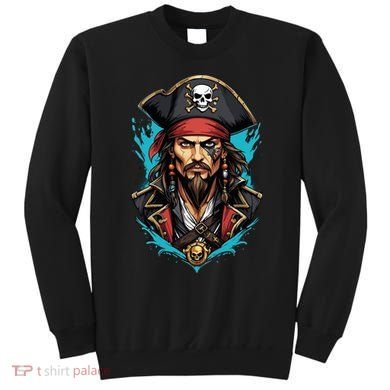 Detailed Pirate Face Sweatshirt