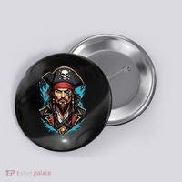 Detailed Pirate Face Button thumb 0