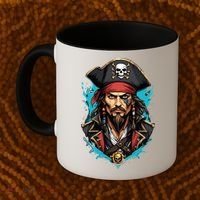 Detailed Pirate Face Coffee Mug thumb 2