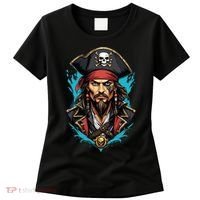 Detailed Pirate Face Women's T-Shirt thumb 0