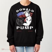 Donald Pump Gym Bodybuilder And Weightlifting Women's Sweatshirt thumb 0