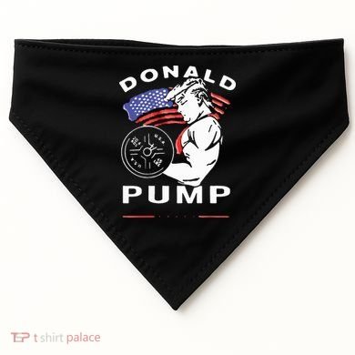 Donald Pump Gym Bodybuilder And Weightlifting USA-Made Doggie Bandana