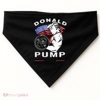 Donald Pump Gym Bodybuilder And Weightlifting USA-Made Doggie Bandana thumb 0