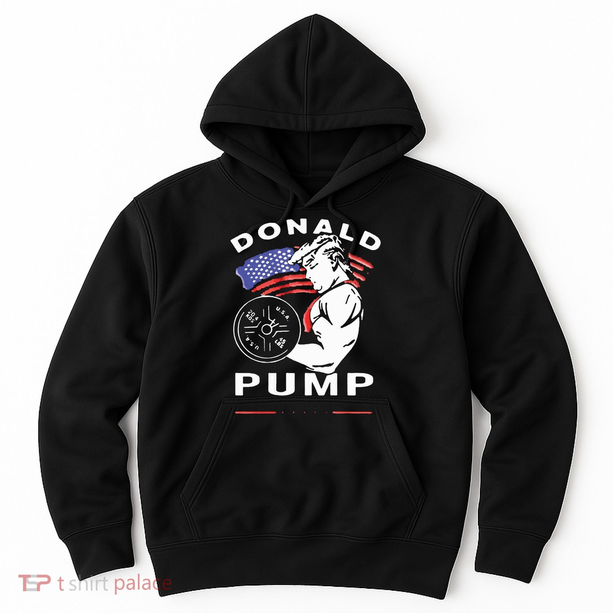 Donald Pump Gym Bodybuilder And Weightlifting Hoodie