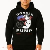 Donald Pump Gym Bodybuilder And Weightlifting Hoodie thumb 2