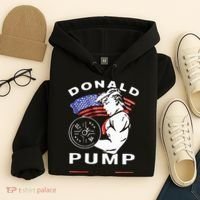Donald Pump Gym Bodybuilder And Weightlifting Hoodie thumb 4