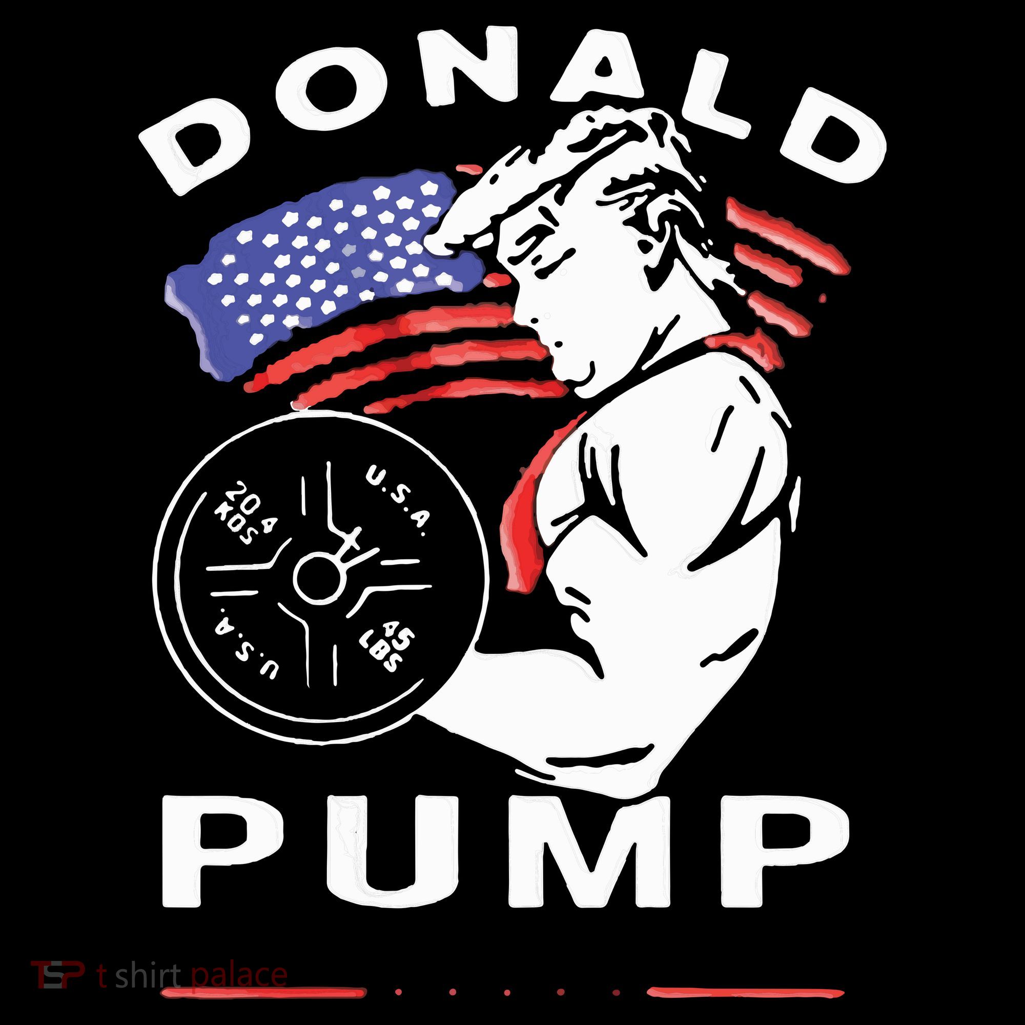 Donald Pump Gym Bodybuilder And Weightlifting Sweatshirt