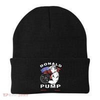 Donald Pump Gym Bodybuilder And Weightlifting Beanie thumb 0