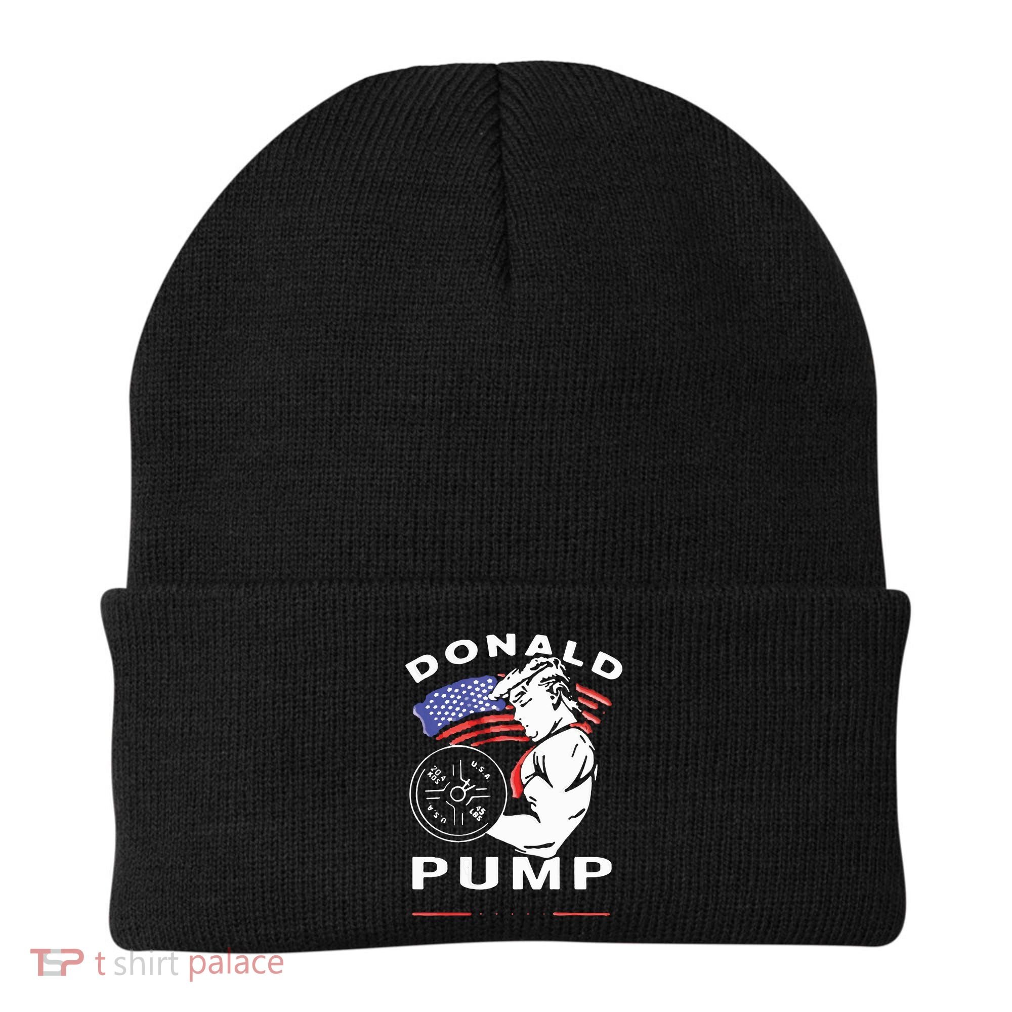 Donald Pump Gym Bodybuilder And Weightlifting Beanie