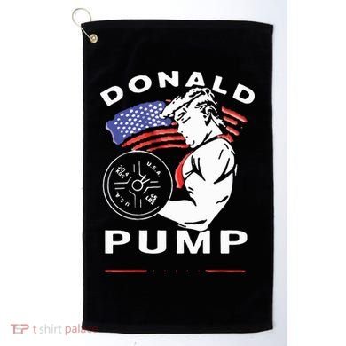 Donald Pump Gym Bodybuilder And Weightlifting Golf Towel
