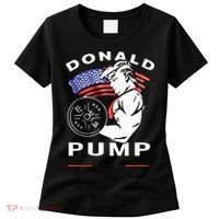 Donald Pump Gym Bodybuilder And Weightlifting Women's T-Shirt thumb 0