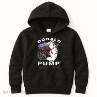 Donald Pump Gym Bodybuilder And Weightlifting Kids Hoodie thumb 0