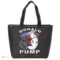 Donald Pump Gym Bodybuilder And Weightlifting Tote Bag thumb 0