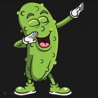 Dabbing Pickle Gift Cucumber Vegetarian Vegan Pickles Lover Gift Doggie Tank thumb 4