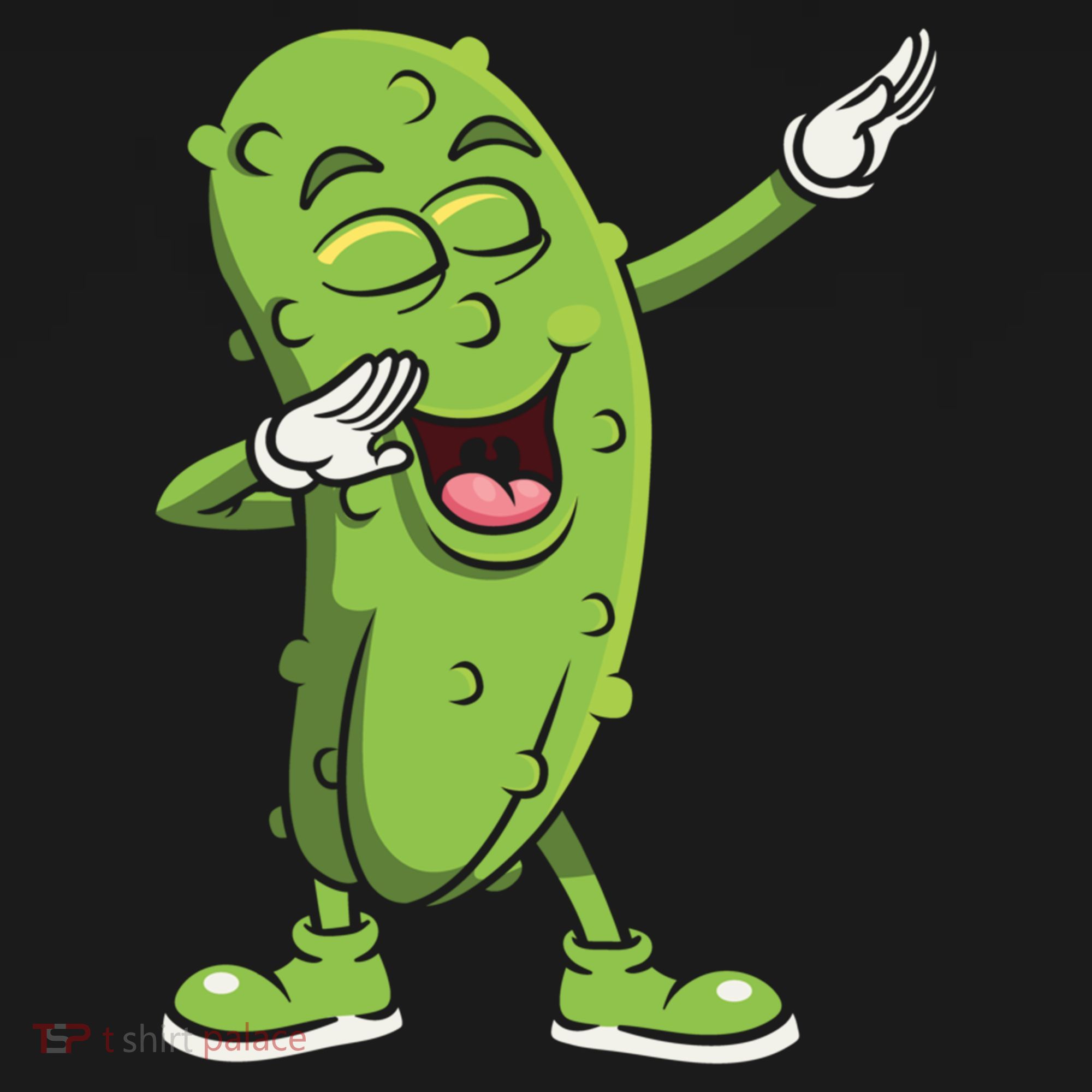 Dabbing Pickle Gift Cucumber Vegetarian Vegan Pickles Lover Gift Backpack