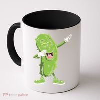 Dabbing Pickle Gift Cucumber Vegetarian Vegan Pickles Lover Gift Coffee Mug thumb 0