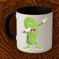 Dabbing Pickle Gift Cucumber Vegetarian Vegan Pickles Lover Gift Coffee Mug thumb 2