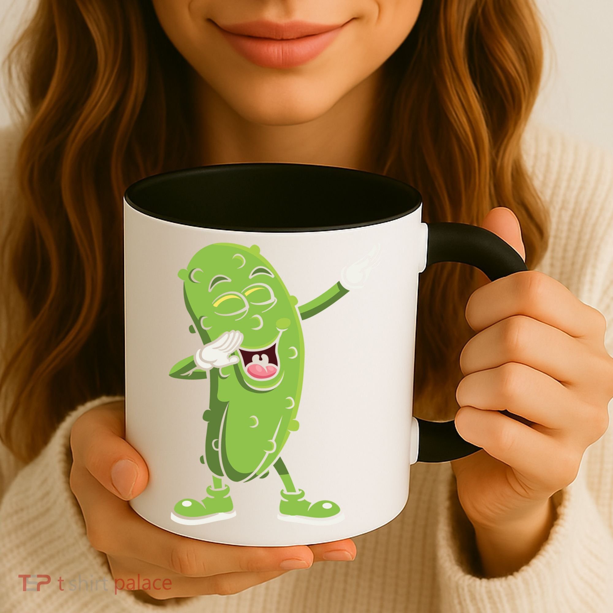 Dabbing Pickle Gift Cucumber Vegetarian Vegan Pickles Lover Gift Coffee Mug