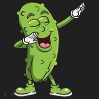Dabbing Pickle Gift Cucumber Vegetarian Vegan Pickles Lover Gift Beanie thumb 2