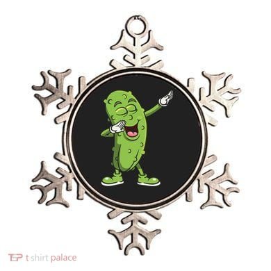 Dabbing Pickle Gift Cucumber Vegetarian Vegan Pickles Lover Gift Ornament