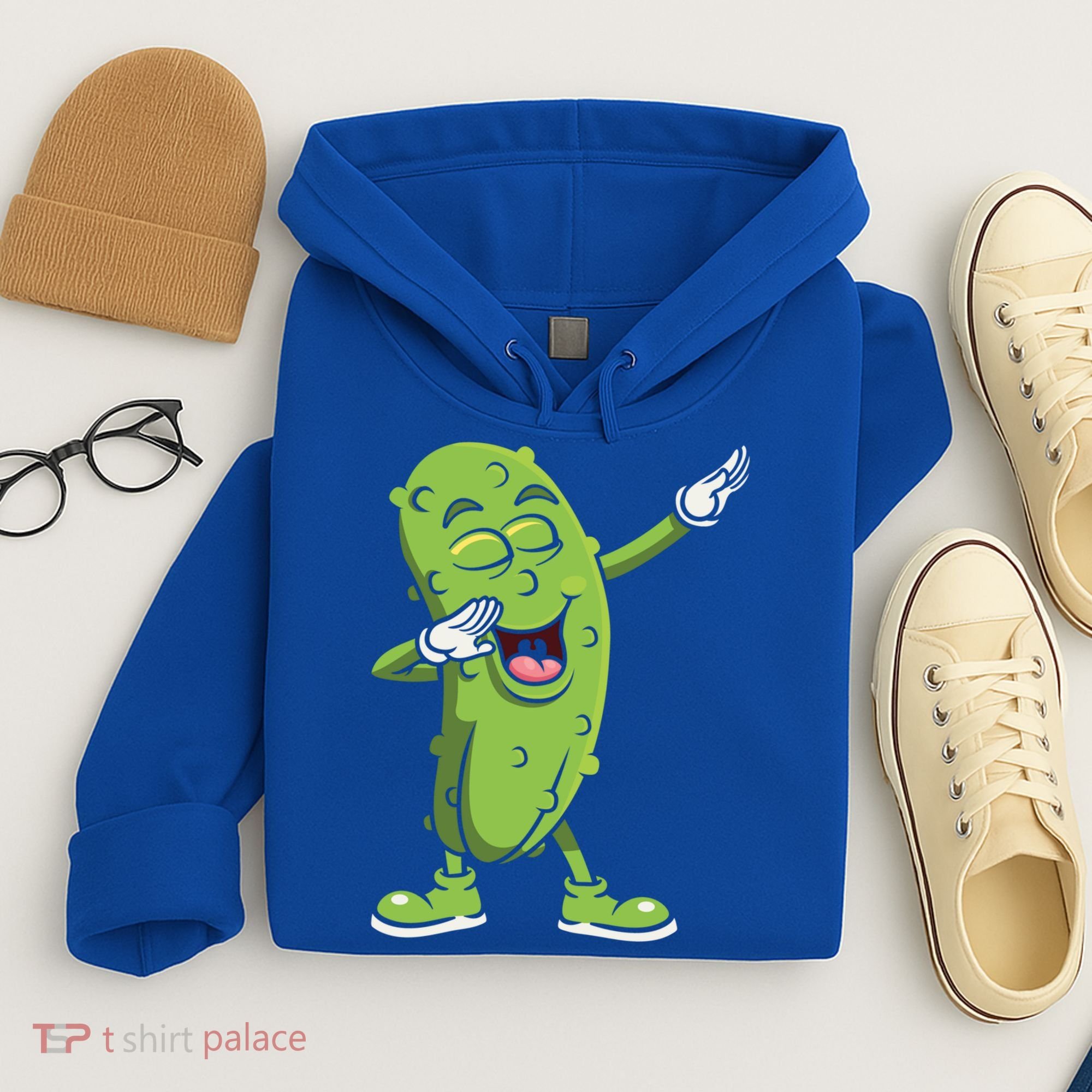 Dabbing Pickle Gift Cucumber Vegetarian Vegan Pickles Lover Gift Hoodie