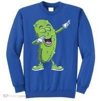 Dabbing Pickle Gift Cucumber Vegetarian Vegan Pickles Lover Gift Sweatshirt thumb 0