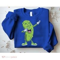 Dabbing Pickle Gift Cucumber Vegetarian Vegan Pickles Lover Gift Sweatshirt thumb 2