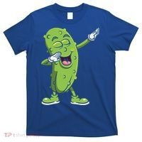 Dabbing Pickle Gift Cucumber Vegetarian Vegan Pickles Lover Gift T-Shirt thumb 0