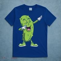 Dabbing Pickle Gift Cucumber Vegetarian Vegan Pickles Lover Gift T-Shirt thumb 5