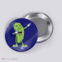 Dabbing Pickle Gift Cucumber Vegetarian Vegan Pickles Lover Gift Button thumb 0