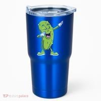 Dabbing Pickle Gift Cucumber Vegetarian Vegan Pickles Lover Gift Tumbler thumb 0