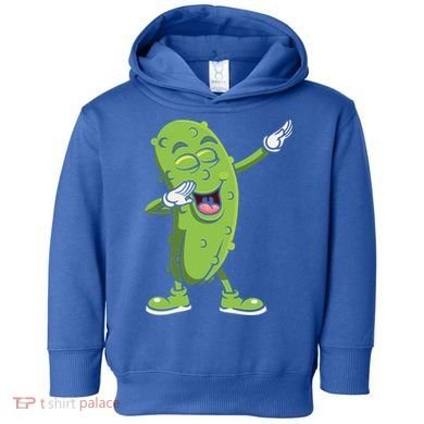 Dabbing Pickle Gift Cucumber Vegetarian Vegan Pickles Lover Gift Toddler Hoodie