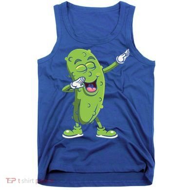 Dabbing Pickle Gift Cucumber Vegetarian Vegan Pickles Lover Gift Tank Top