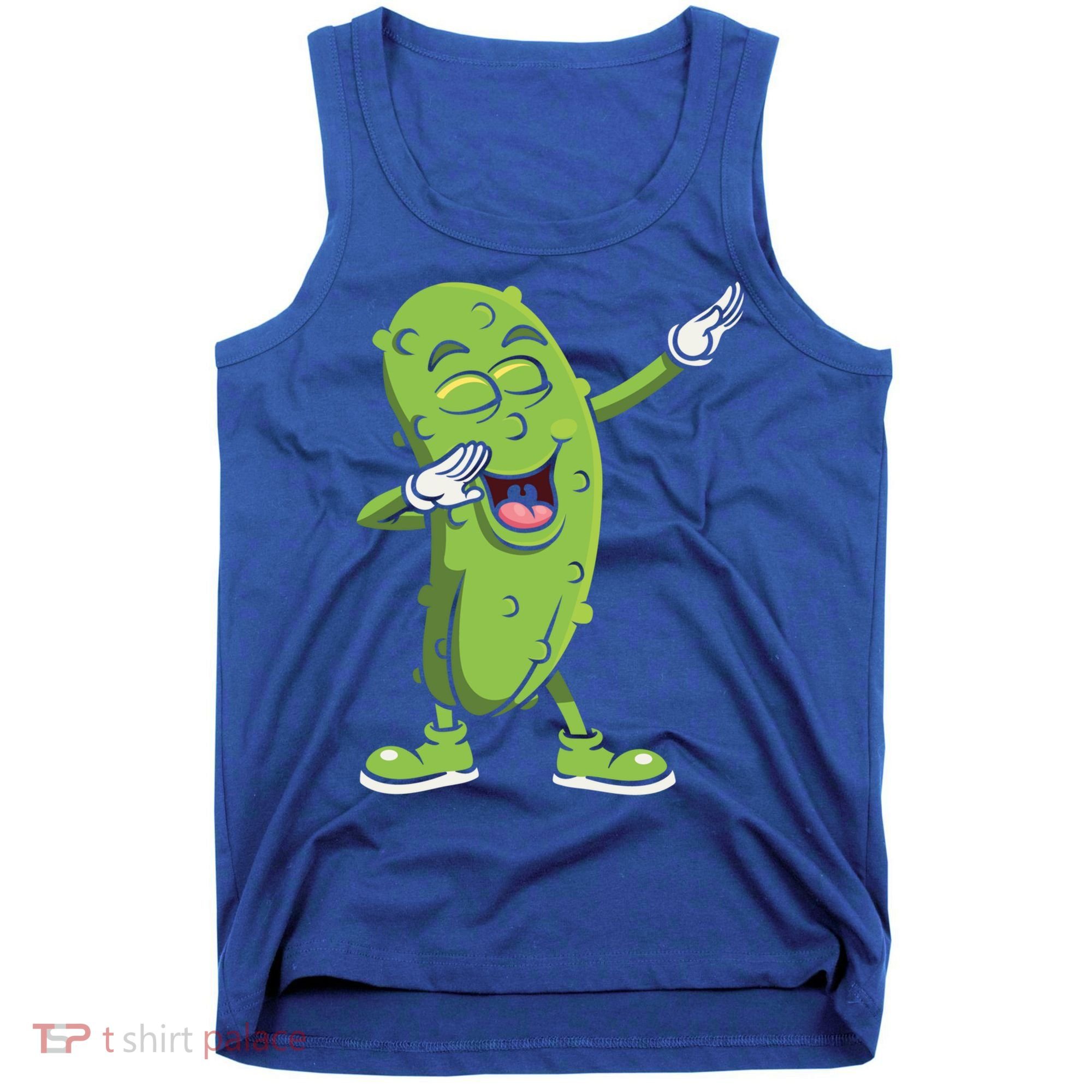 Dabbing Pickle Gift Cucumber Vegetarian Vegan Pickles Lover Gift Tank Top