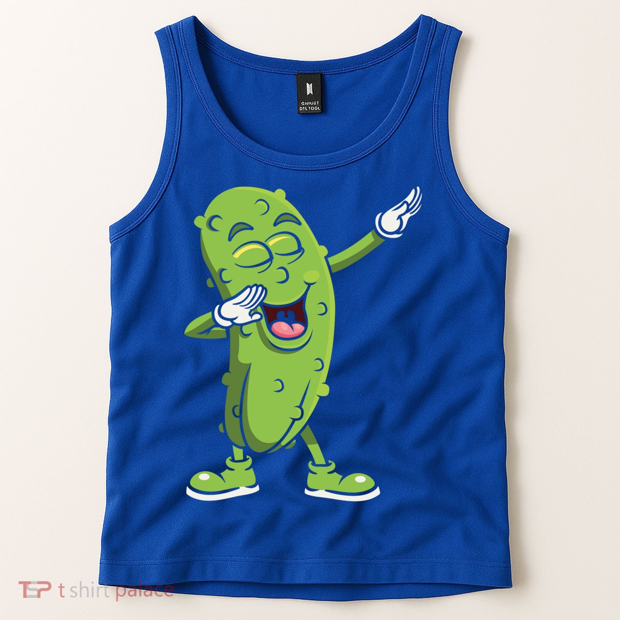 Dabbing Pickle Gift Cucumber Vegetarian Vegan Pickles Lover Gift Tank Top