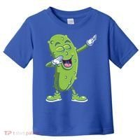Dabbing Pickle Gift Cucumber Vegetarian Vegan Pickles Lover Gift Toddler T-Shirt thumb 0