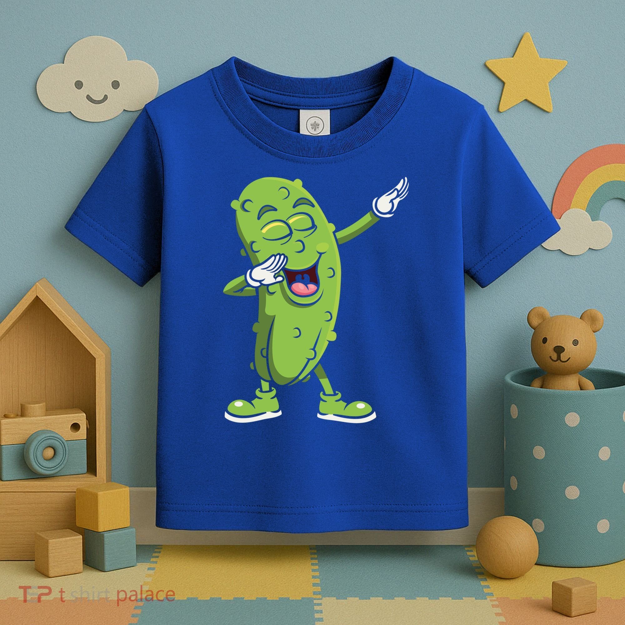 Dabbing Pickle Gift Cucumber Vegetarian Vegan Pickles Lover Gift Toddler T-Shirt