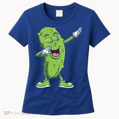 Dabbing Pickle Gift Cucumber Vegetarian Vegan Pickles Lover Gift Women's T-Shirt