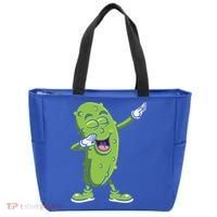 Dabbing Pickle Gift Cucumber Vegetarian Vegan Pickles Lover Gift Tote Bag thumb 0