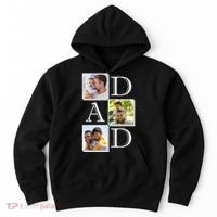 Dad Personalized Gift For Fathers Day Custom Photo Hoodie thumb 0