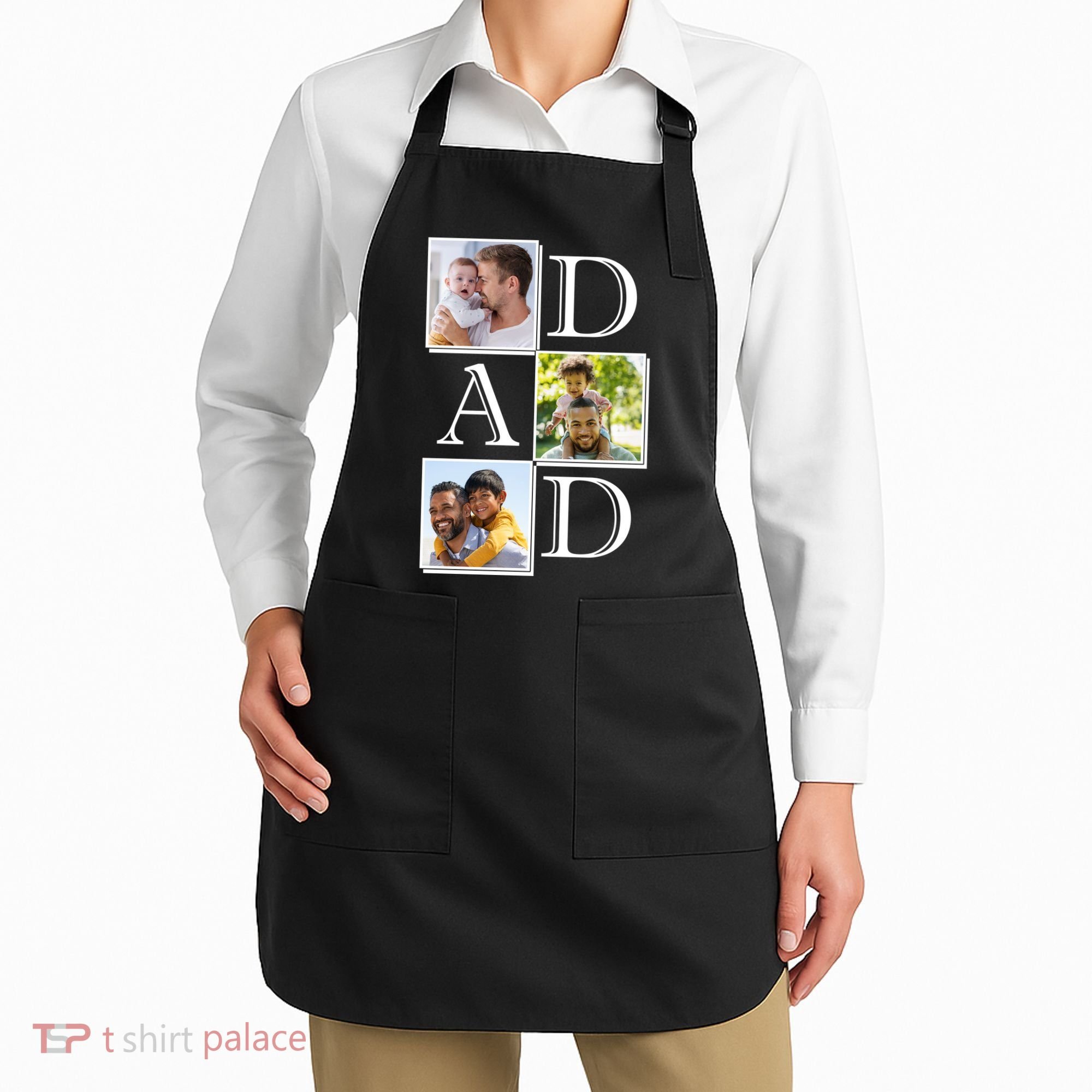 Dad Personalized Gift For Fathers Day Custom Photo Apron