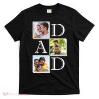 Dad Personalized Gift For Fathers Day Custom Photo T-Shirt thumb 0