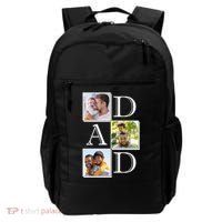 Dad Personalized Gift For Fathers Day Custom Photo Backpack thumb 0