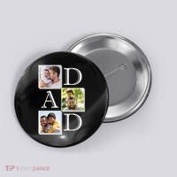 Dad Personalized Gift For Fathers Day Custom Photo Button thumb 0