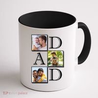 Dad Personalized Gift For Fathers Day Custom Photo Coffee Mug thumb 1