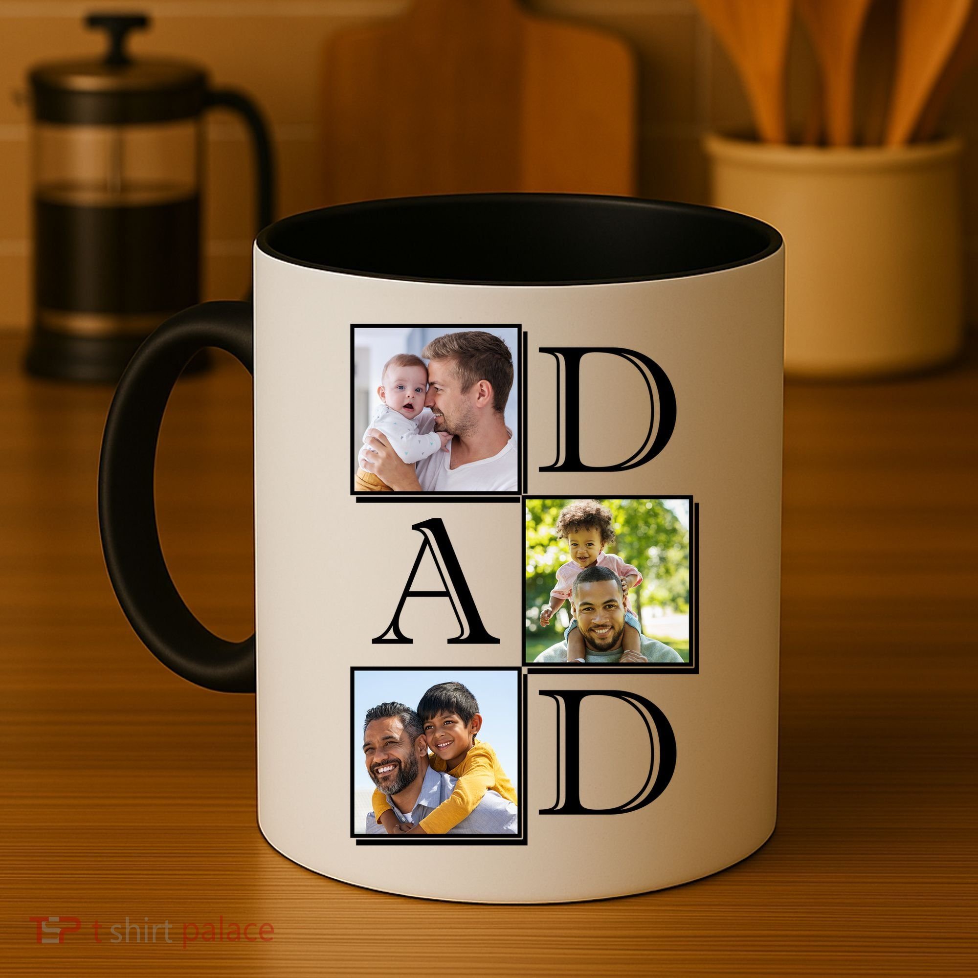 Dad Personalized Gift For Fathers Day Custom Photo Coffee Mug